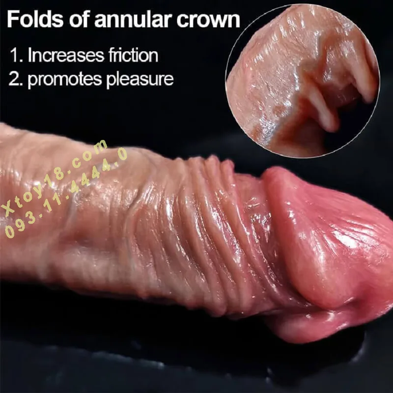 Premium 2-Tone Silicone Dildo Suction Base Super Soft — hình 20