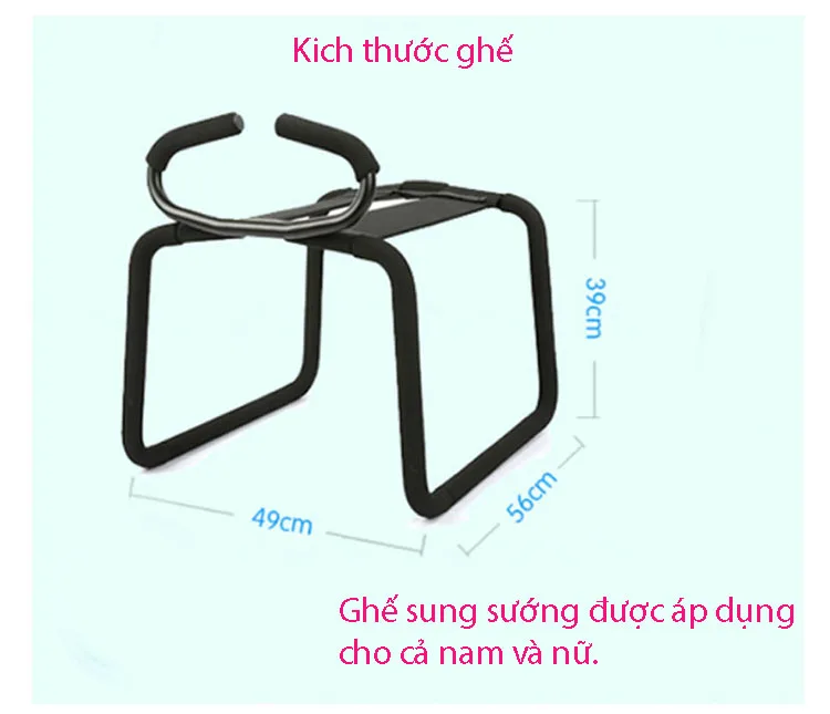 Female Pleasure Chair with Armrest Love Balance Support — hình 2
