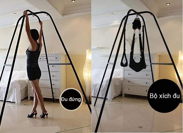 Extreme BDSM Swing Chair for Couples Sensual New Bedroom — hình 2