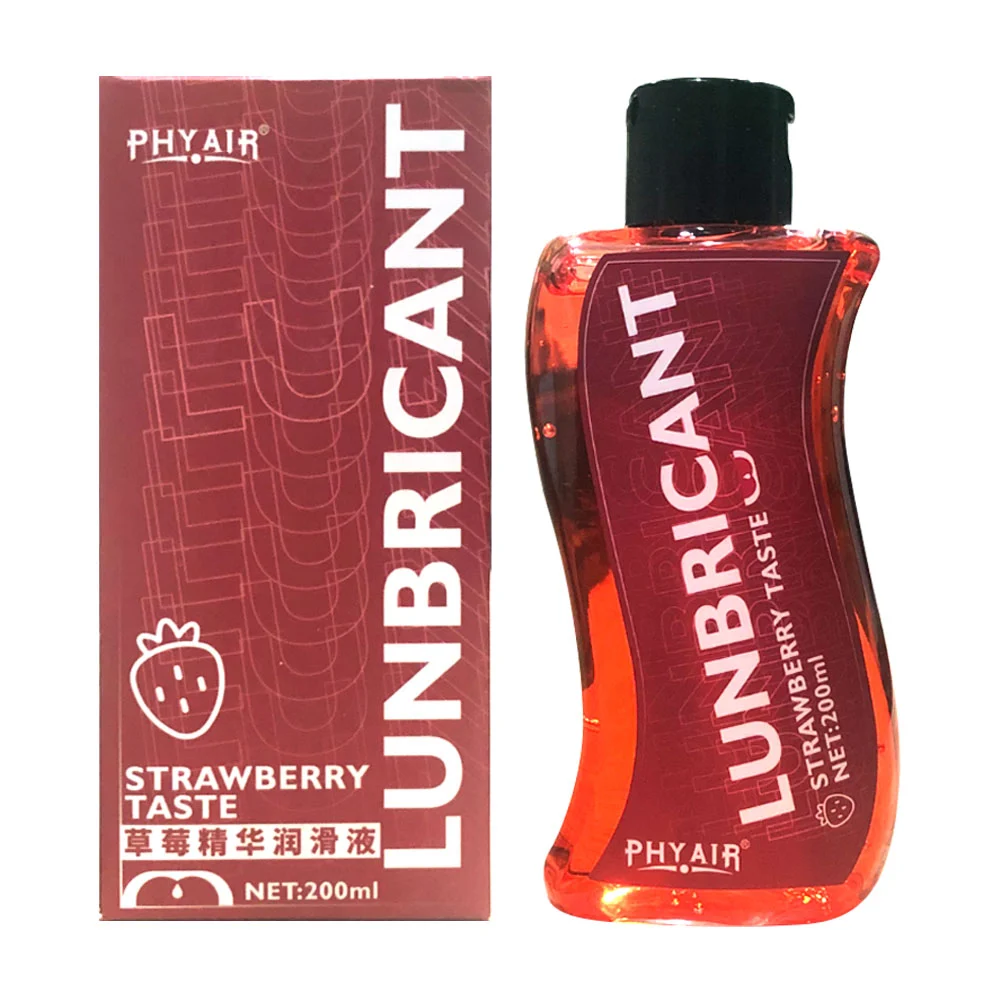 Phyair Strawberry Lubricant Gel 200ml Fresh Scent Couples Toy