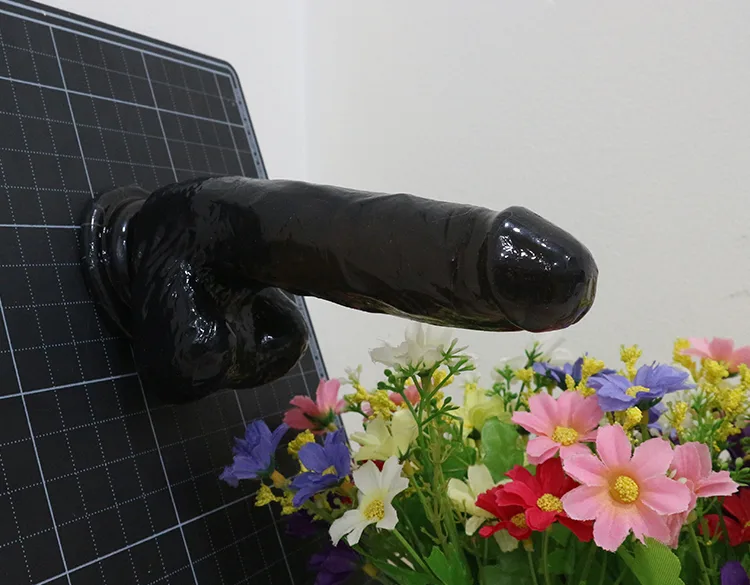Electr Fierce Man Root Secret Weapon Transparent Wall Dildo — hình 3