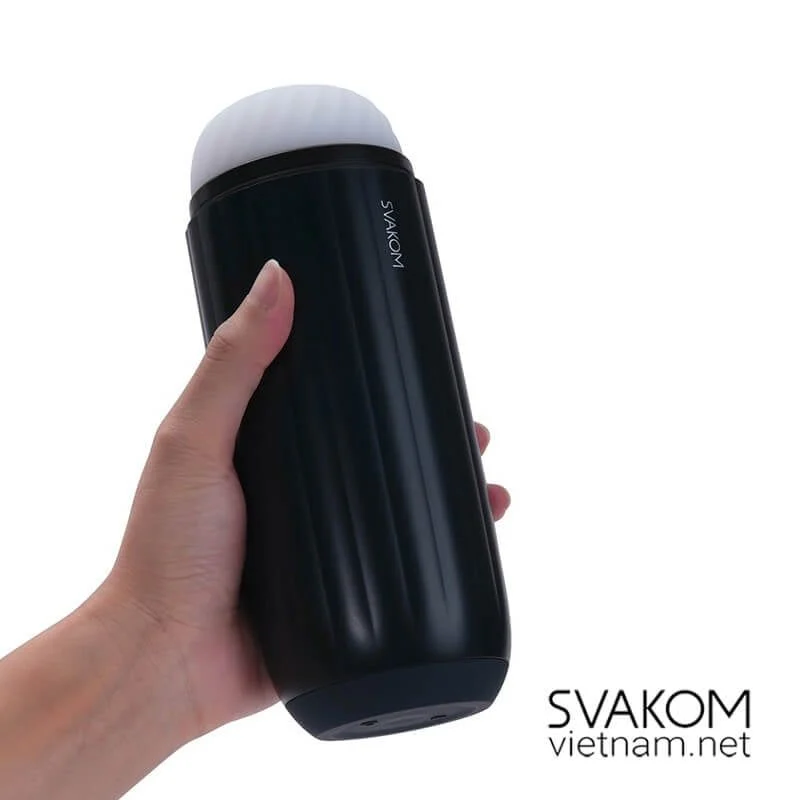 High-Tech Silicone Male Masturbator with Vibration and — hình 2