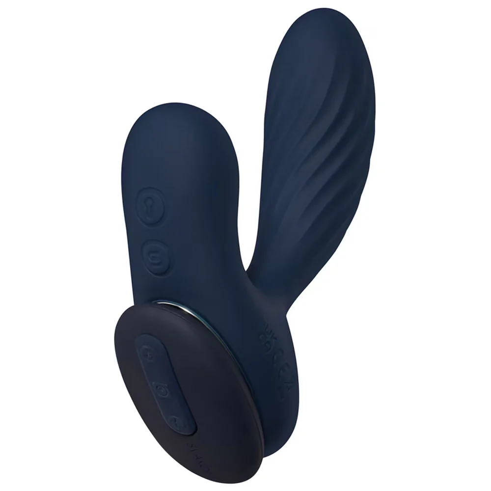 Black Silicone Heated Prostate Vibrator Phone Controlled — User-Friendly Design and Thoughtful Details