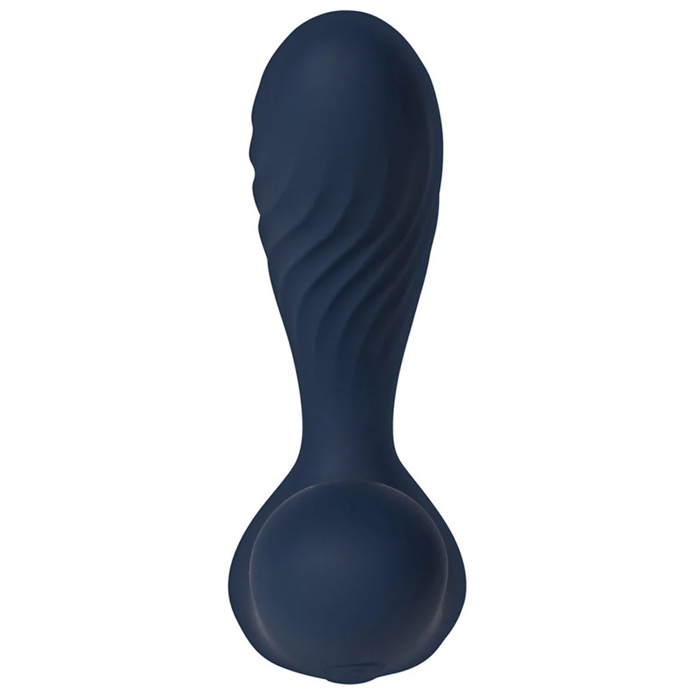 Black Silicone Heated Prostate Vibrator Phone Controlled — hình 4