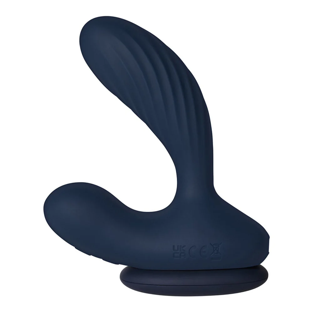 Black Silicone Heated Prostate Vibrator Phone Controlled — hình 5