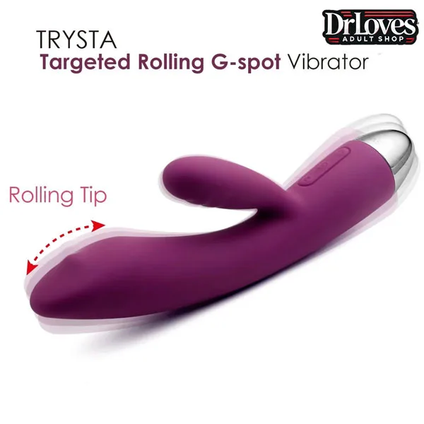 Premium Svakom Trysta Waterproof Dual Stimulation Vibrator — Unique Dual Stimulation Design
