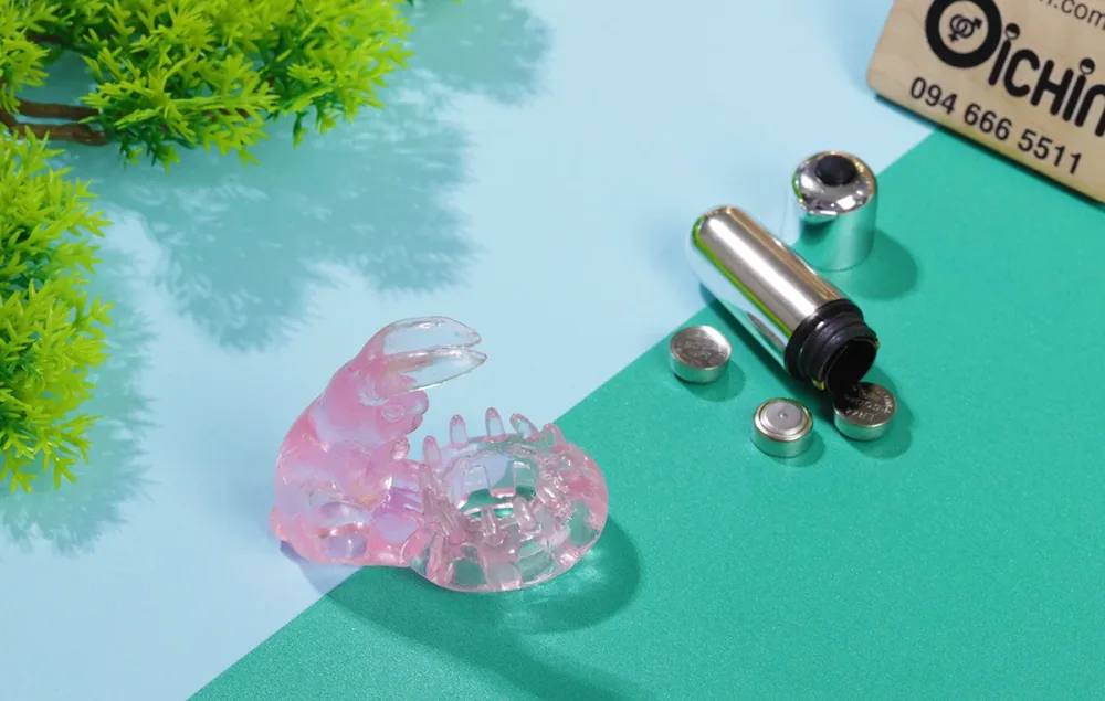 Sweet Vibrating Tongue Love Ring Couples Delay Climax — Powered by 3 LR44 Batteries for Reliable Performance