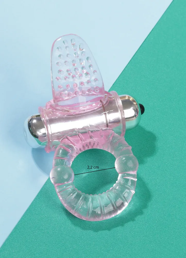 Sweet Vibrating Tongue Love Ring Couples Delay Climax — hình 3