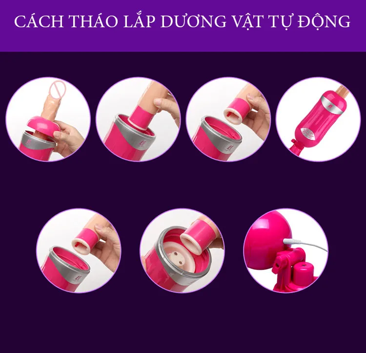 New Easy Love USA Auto Masturbator with G-Spot Vibrations — hình 7
