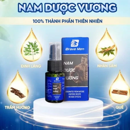 VN Nam Duoc Vuong Spray 25ml Delay Premature Ejaculation — Powerful Natural Ingredients for Men’s Vitality