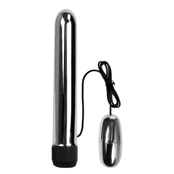Baile Stainless Steel G-Spot Vibrator Egg Dual Pleasure — Exceptional Design and Powerful Stimulation