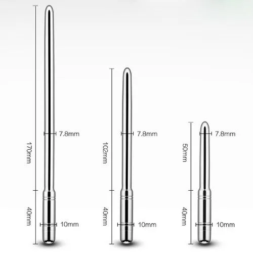10 Mode Remote Control Urethral Stimulation Rod — Multiple Size Options for a Perfect Fit