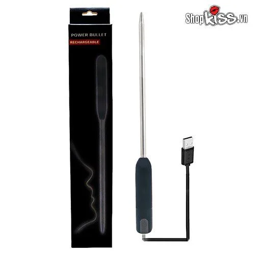 Stainless Steel Urethral Vibrator Rechargeable 160mm — Perfect Size and Dimensions for Maximum Pleasure