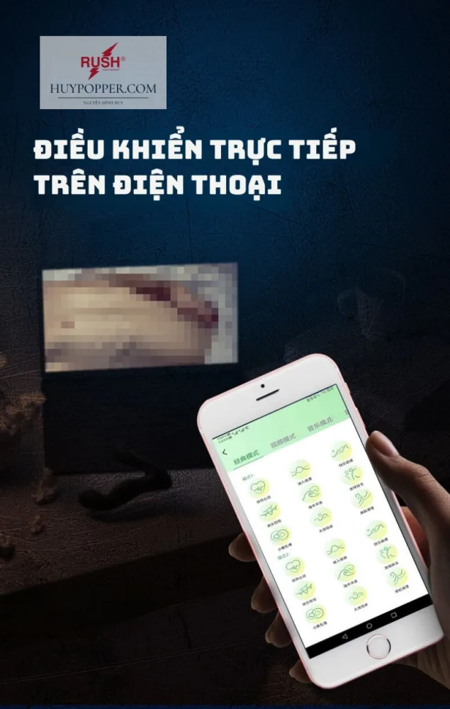 App Controlled Male Masturbator Vibrating Ejaculation — hình 9