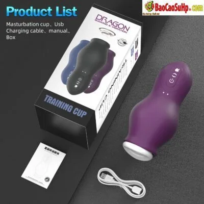 Black Dragon Compact Male Masturbator & Penis Exerciser — Product Specifications