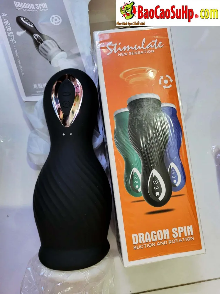 Black Dragon Compact Male Masturbator & Penis Exerciser — hình 5