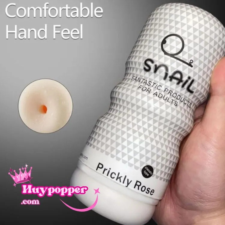 Snail Male Masturbation Cup – Soft Silicone, Reusable — hình 6