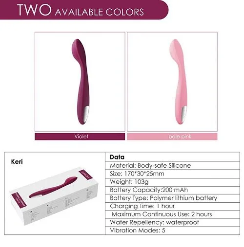 Svakom Keri G-Spot Clitoral Stimulator Premium Silicone — hình 3