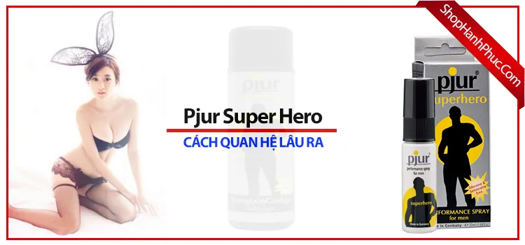 Pjur Super Hero Delay Spray Prolong Sex Lasting Performance