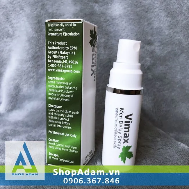 Vimax Herbal Delay Spray Safe Male Performance — Key Specifications and Benefits
