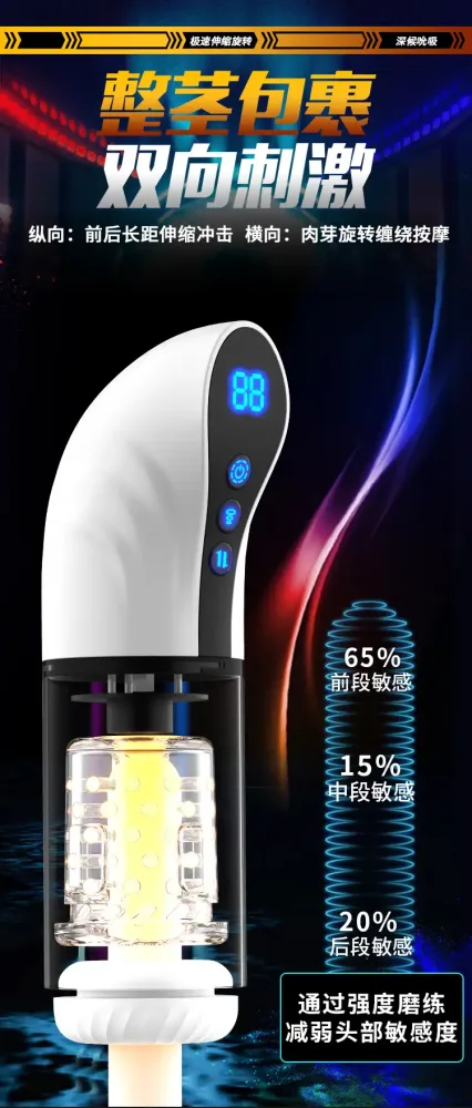 Tonardo Multifunction Rotating Suction Male Masturbator — Dual Action for Maximum Stimulation