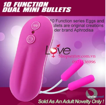 Aphrodisia TR12 Mini Couples Love Egg 10 Speed Clitoral — Detailed Product Specifications