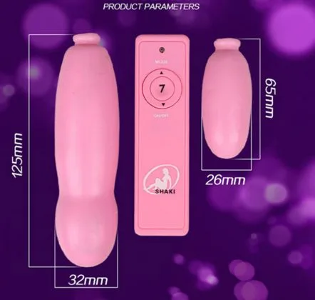 Shaki Double Silicone Love Eggs Soft Waterproof Vibrator — Safe, Comfortable, and Easy to Use