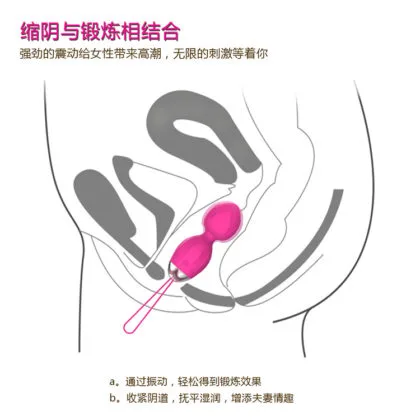 Angela Wireless Double Vibrating Egg Purple Silicone — hình 3