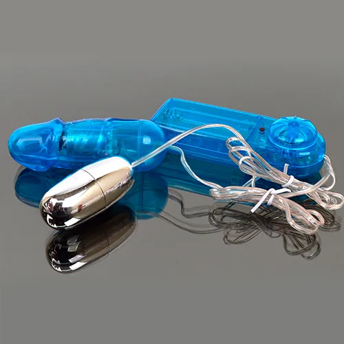 Mini Inox Vibrating Egg with Small Dildo for Pleasure — Easy to Use and Maintain