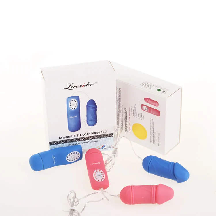 Loveaider 12 Mode Penis Shaped Vibrating Egg Female Massage — hình 7