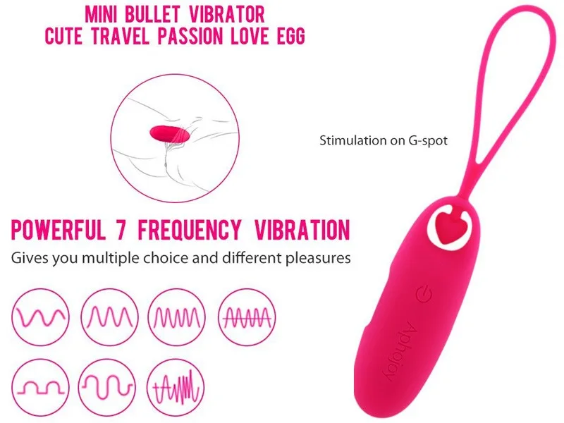 Aphojoy Rechargeable G-Spot Egg Vibrator Soft Silicone — hình 3