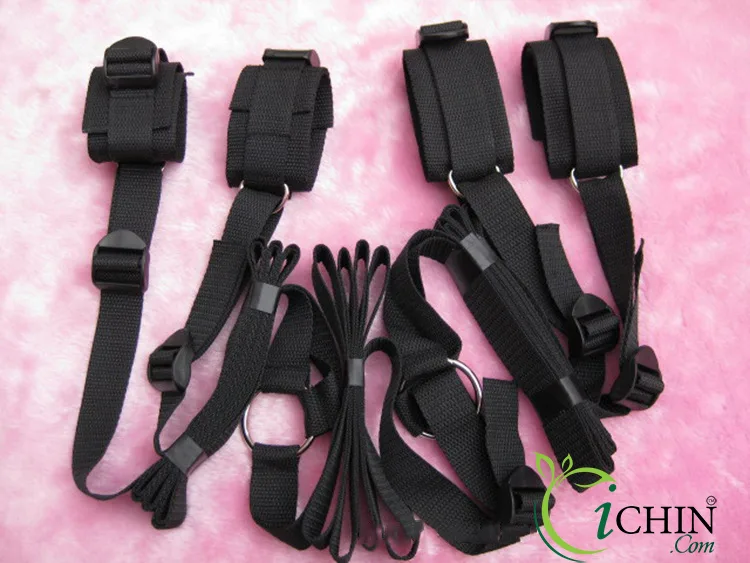 Bondage Restraint Set Adjustable 50 Shades Style BDSM Gear — Adjustable and Comfortable Design for Every Couple