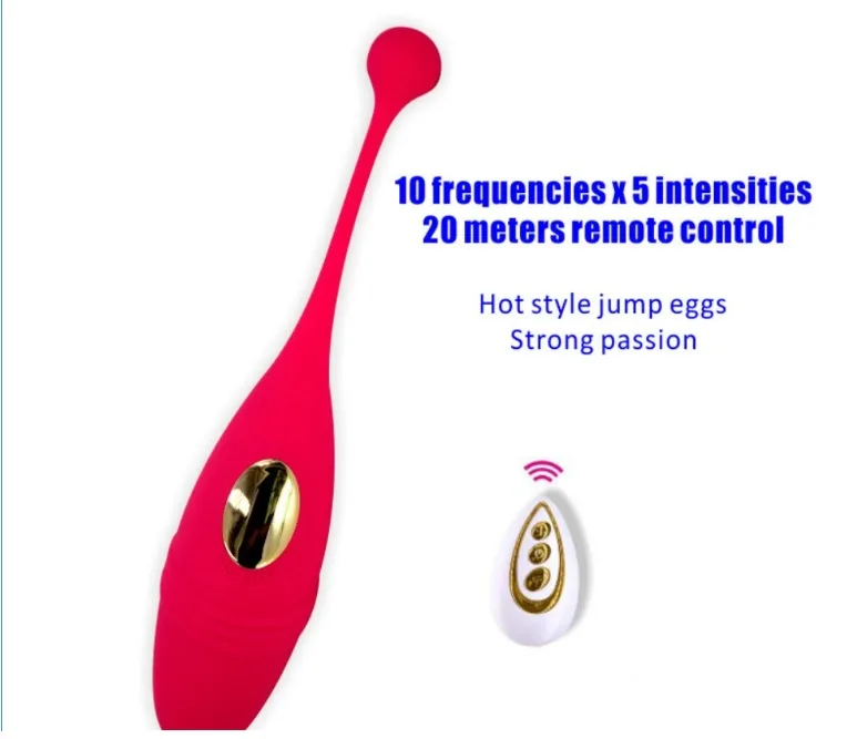 10 Speed Remote Control Waterproof Silicone Vibe Egg for — hình 4
