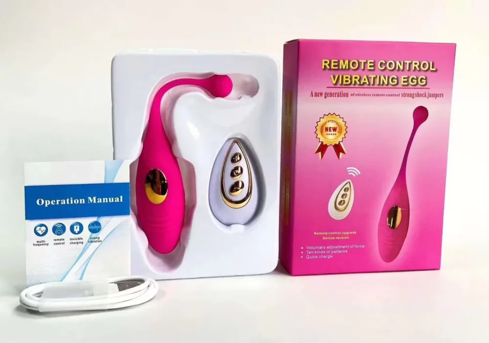 10 Speed Remote Control Waterproof Silicone Vibe Egg for — Dynamic Vibration Modes & Remote Control
