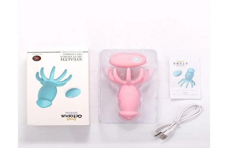 Octopus Vibrating Egg Remote Control 10 Modes Silicone — Take control of your satisfaction and explore new