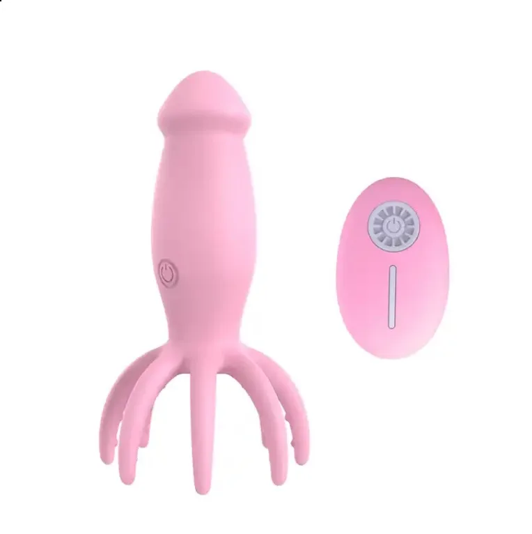 Octopus Vibrating Egg Remote Control 10 Modes Silicone — hình 5