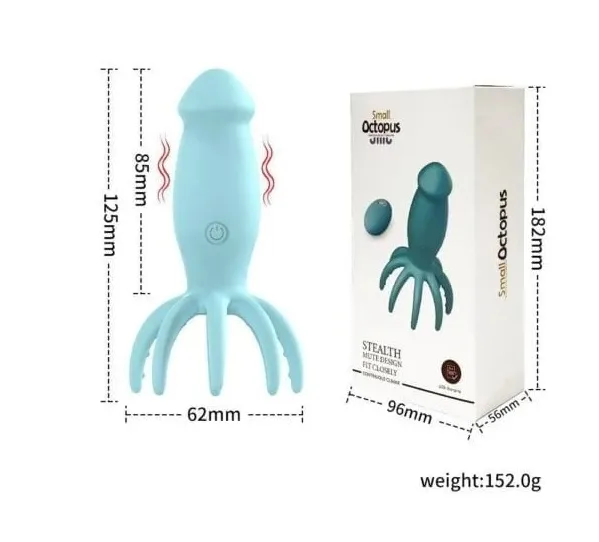 Octopus Vibrating Egg Remote Control 10 Modes Silicone — How to Enjoy & Care
