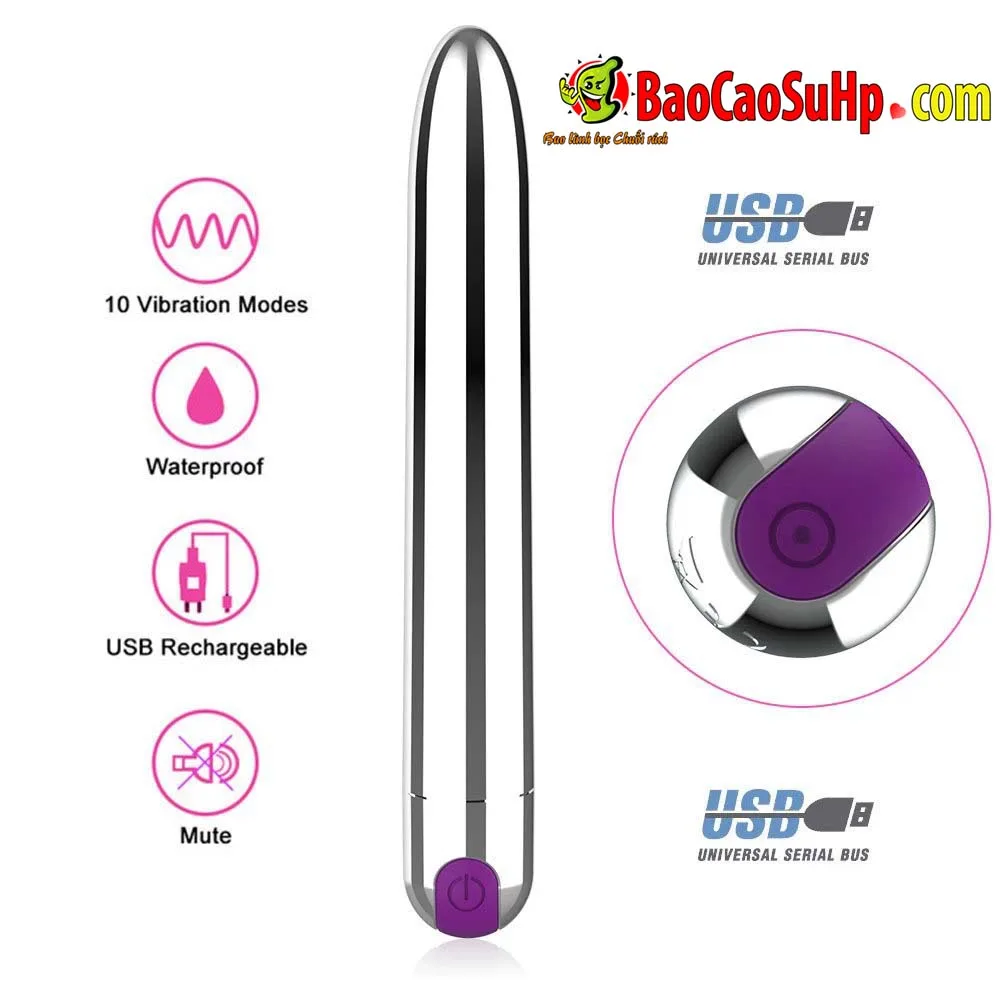 Green Noise 10 Mode Stainless Steel Egg Vibrator — hình 4