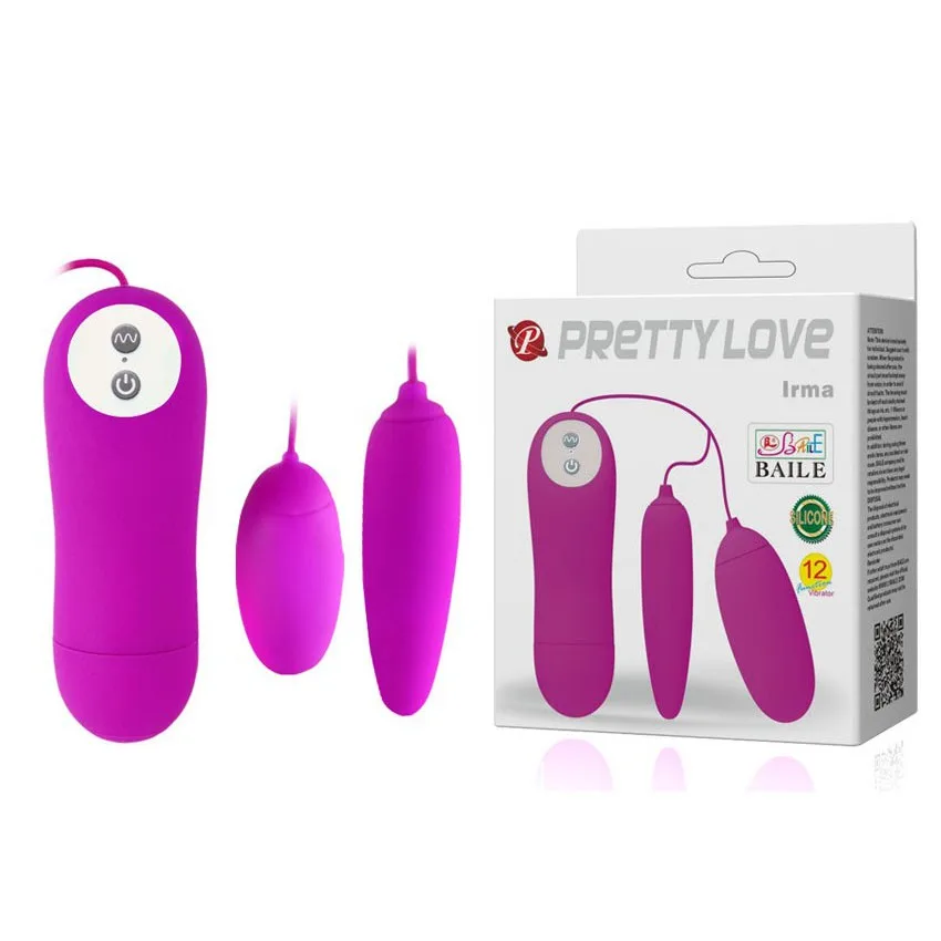 PretyLove Irma Double Head Soft Silicone 12 Mode Vibrator — hình 4