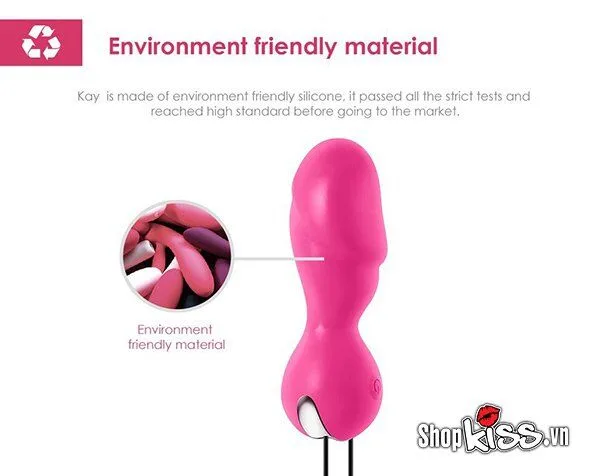 Zemalia KAY Premium Vibrating Egg Clitoral Massage Silicone — hình 4