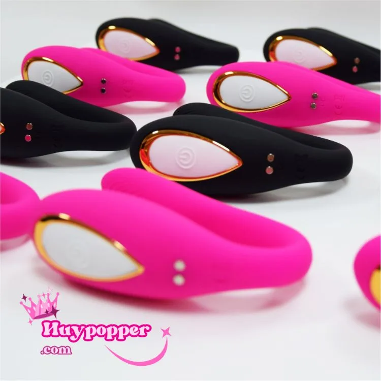 Remote Control C-shaped Double Motor Vibrator USB — hình 4