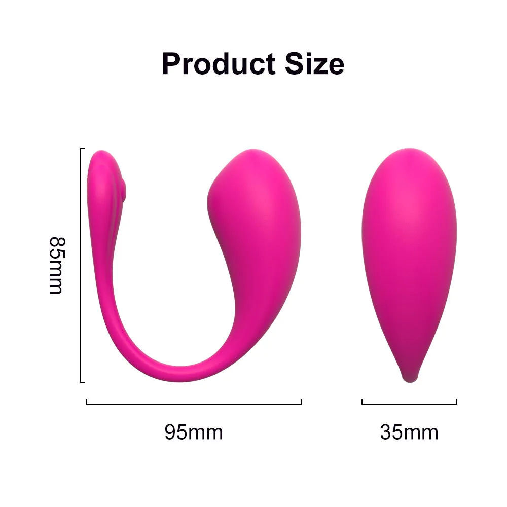 Jumping Eggs APP Controlled Wearable Vibrator — hình 14