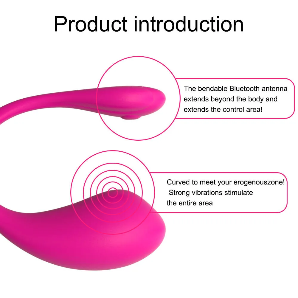 Jumping Eggs APP Controlled Wearable Vibrator — hình 13