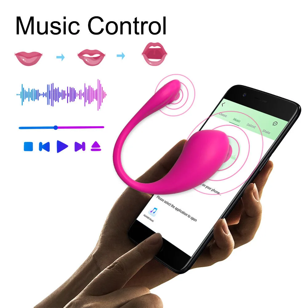 Jumping Eggs APP Controlled Wearable Vibrator — hình 10