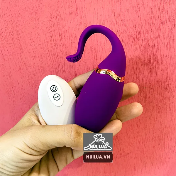 Remote Wireless Spiky Whale Tail Vibrating Egg for Intense — hình 2