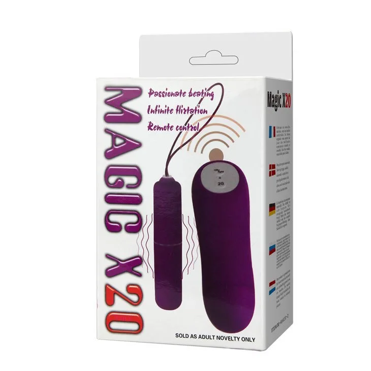 Magic X20 Premium Love Egg, 20 Customizable Vibration Modes