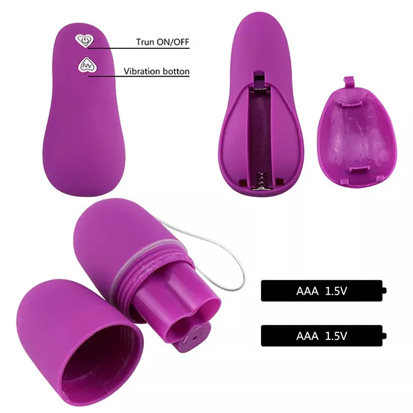 Man Nuo Remote Controlled Vibrating Love Egg 10 Speeds — hình 3