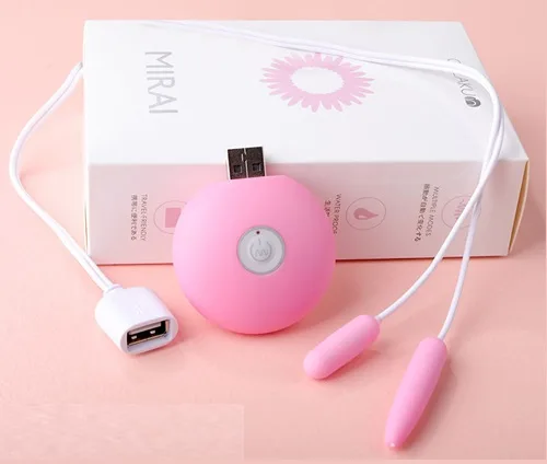 Mirai USB-Powered Mini Dual Vibrating Egg, Waterproof — Exceptional Features & Quality Materials