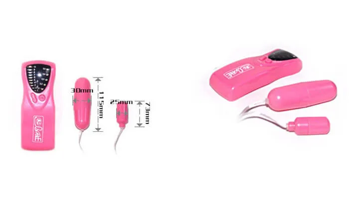 Japanese Twin Vibrating Egg 12 Frequency SHP989 — Lightweight and compact, it perfectly balances