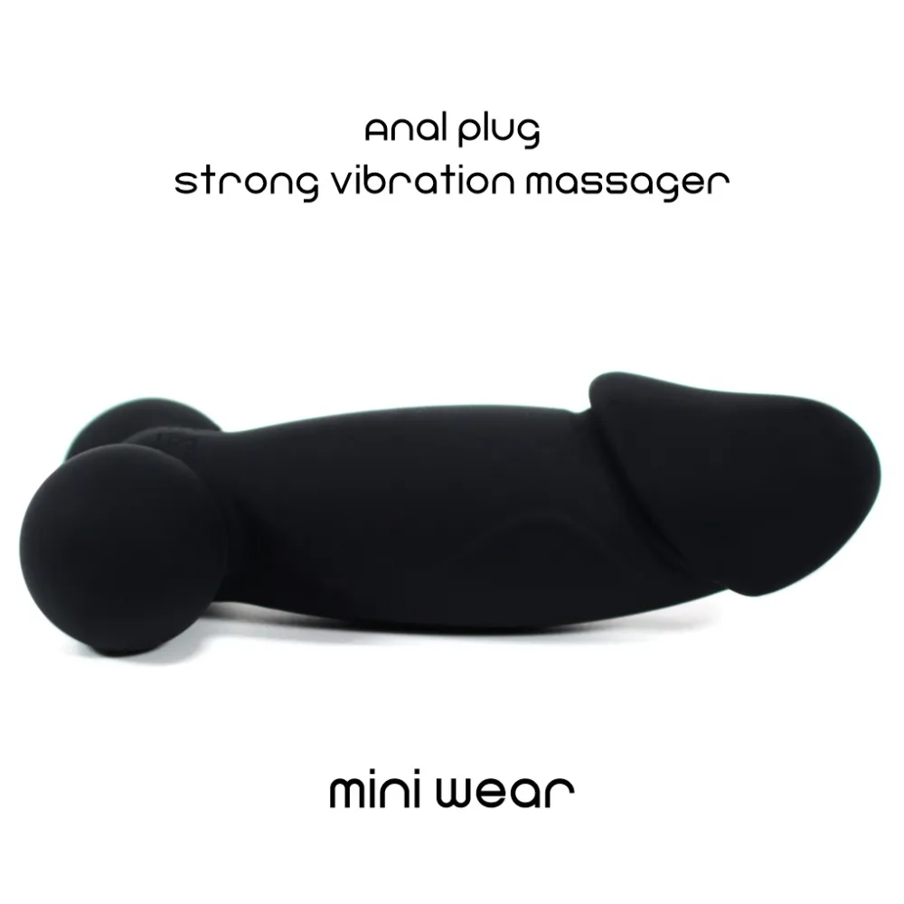 Remote Controller Penis Vibrator Waterproof Silicone Size — hình 3